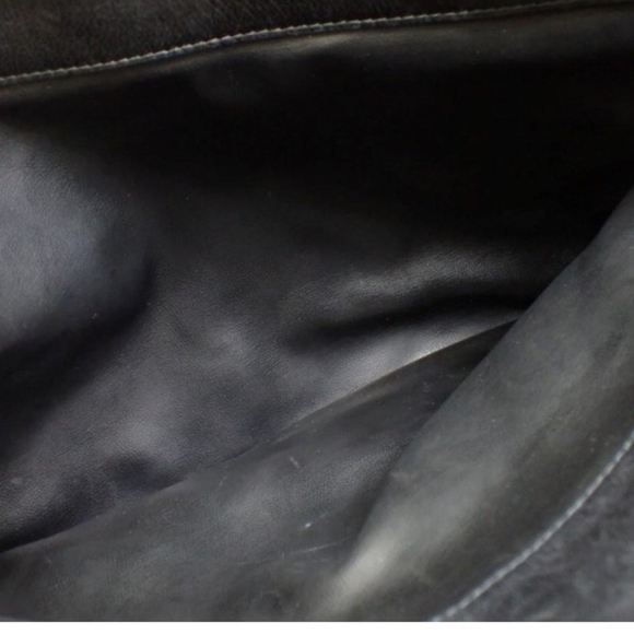 Chanel Vintage Black Quilted Lambskin Shoulder Tote Bag Authentic Classic - Picture 12 of 16